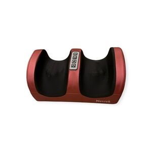 Nuvrek Red and Black Portable Foot Massager Brand New